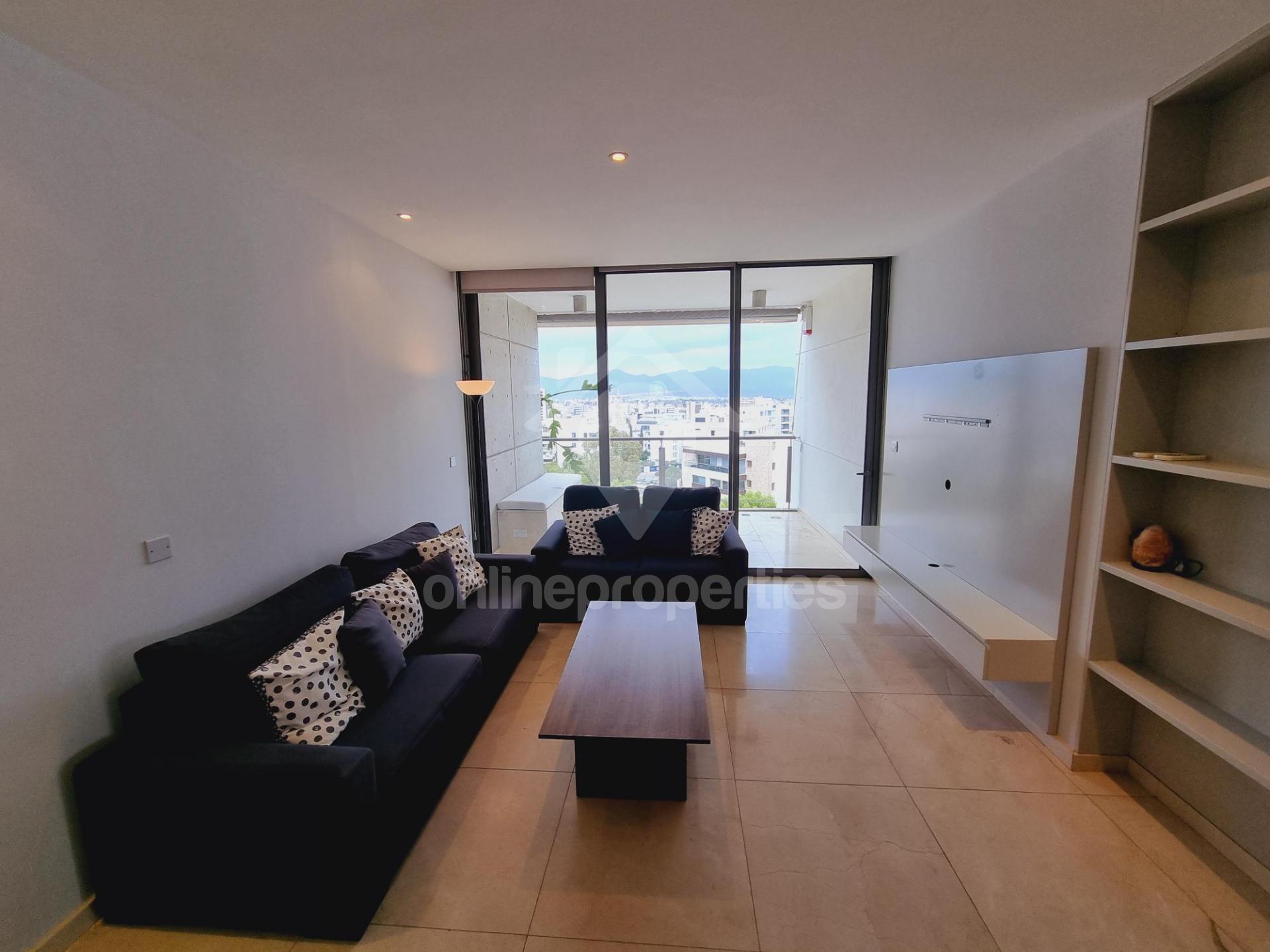 Top floor 2-bedroom apartment near the city center