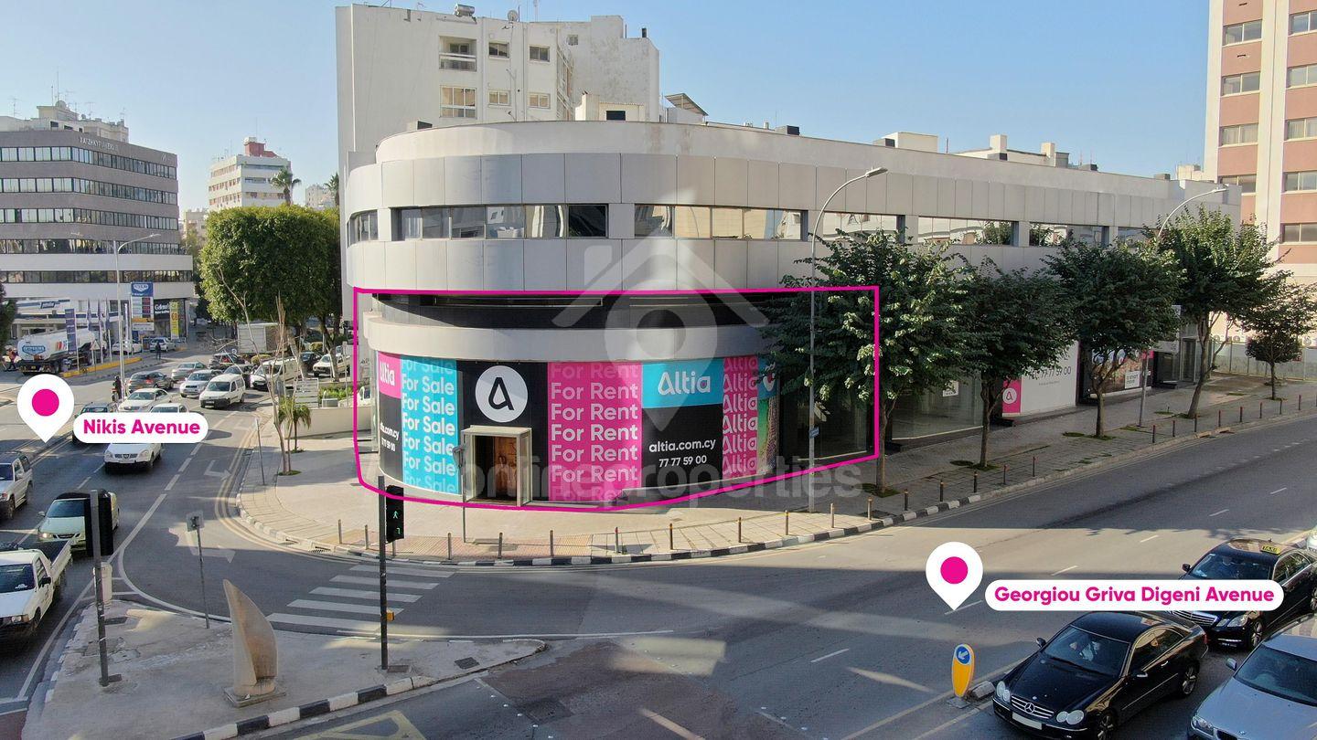 Prime Corner Location Retail Unit, in Nicosia center